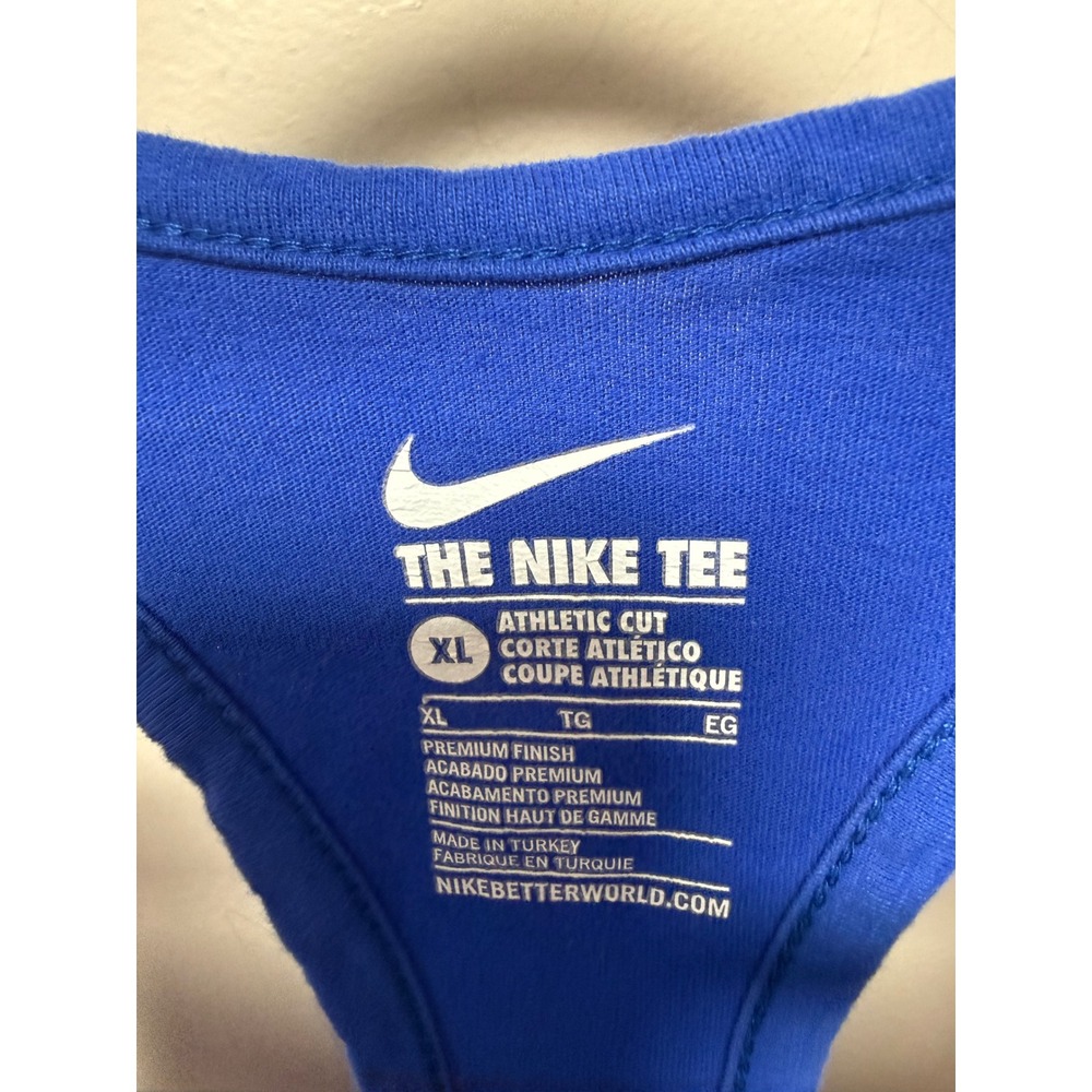 Nike US Soccer Tank Top Women XL Blue Excellent Racerback Graphic Athletic 9023 - Picture 2 of 7